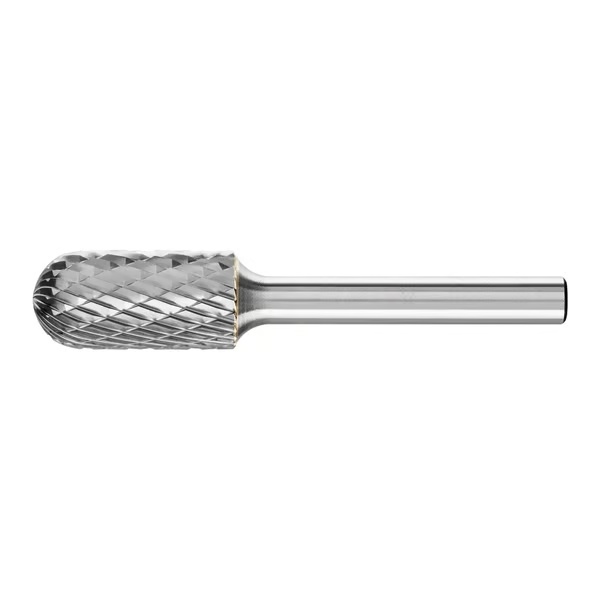 Picture of Pferd Carbide Bur SC-5 Cylindrical Radius End TOUGH Double Cut 1/2" x 1" x 1/4" Shank